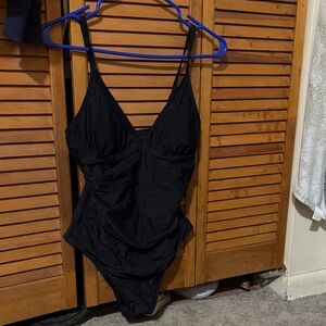 CUPSHE Black One-Piece Swimsuit